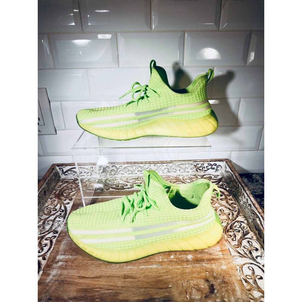 Neon Knit Slip on Sneakers NWOT